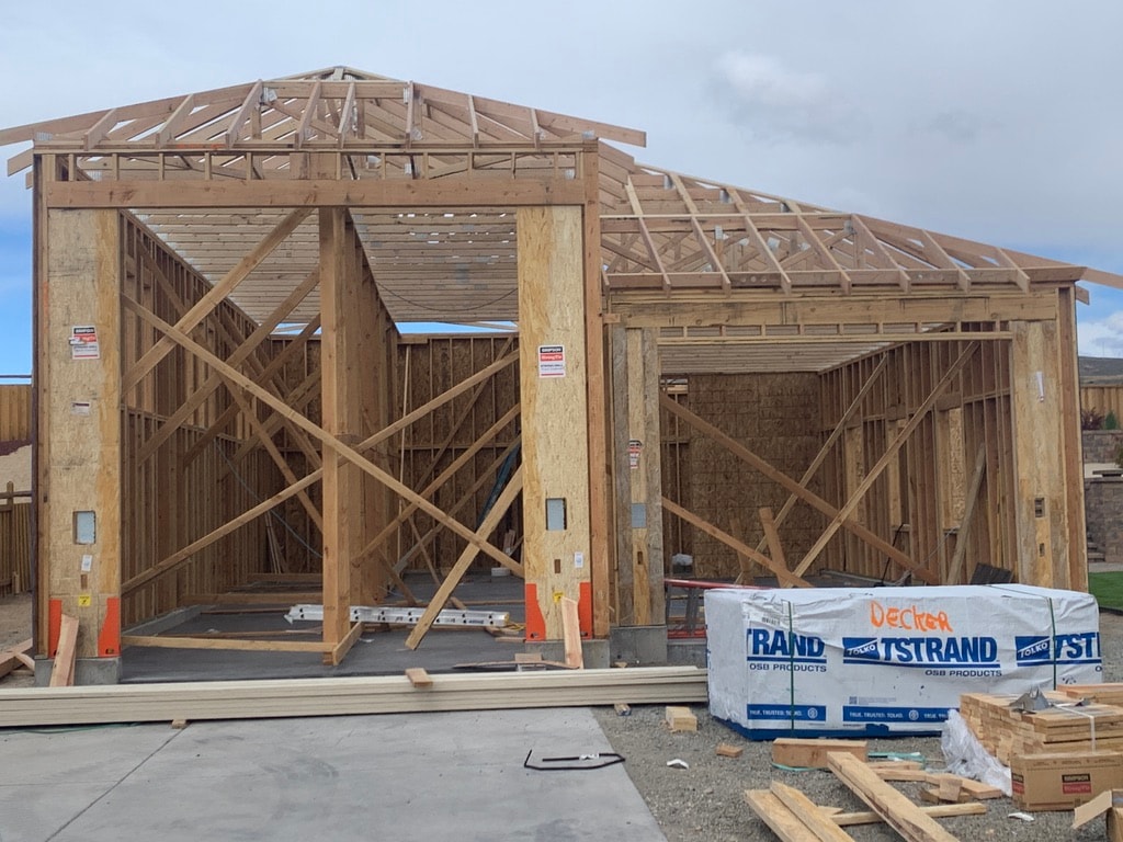 During — Phase 1 — Detached Garage Build